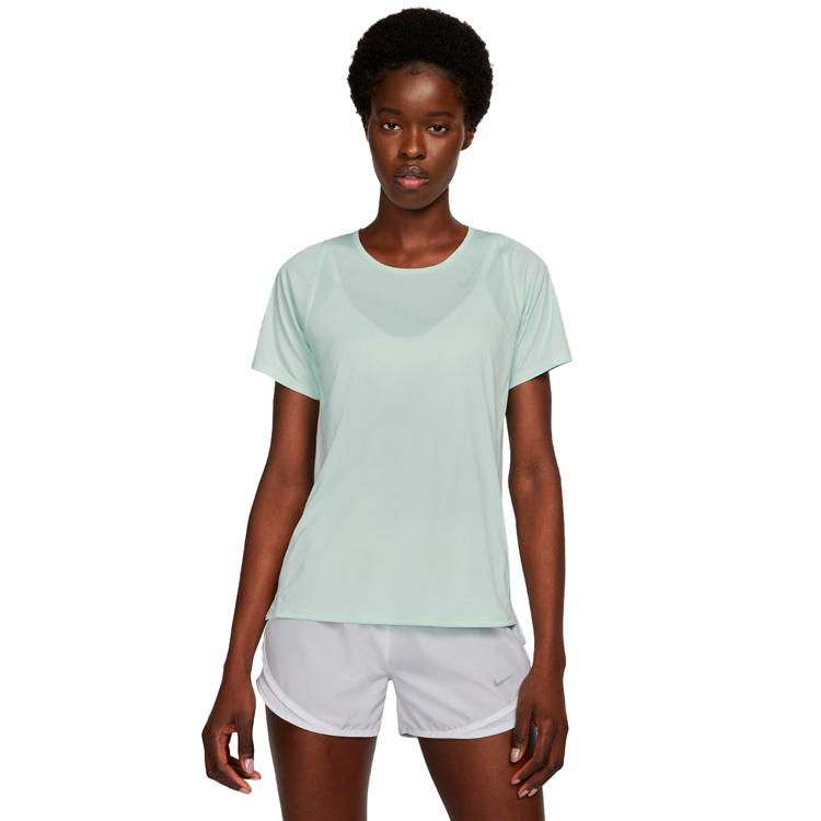 Tricou Nike W NK DF RACE TOP SS / Femei / XS / Albastru deschis photo 1